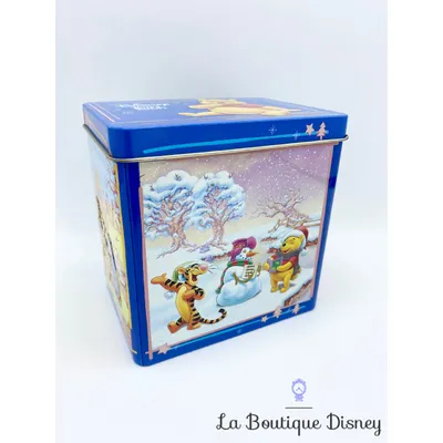 Boite à musique métal Winnie l'ourson Disney Rubezahl Pooh chocolats saisons