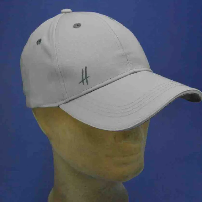 Casquette Baseball grise, réglable par scratch | Casquette mixte