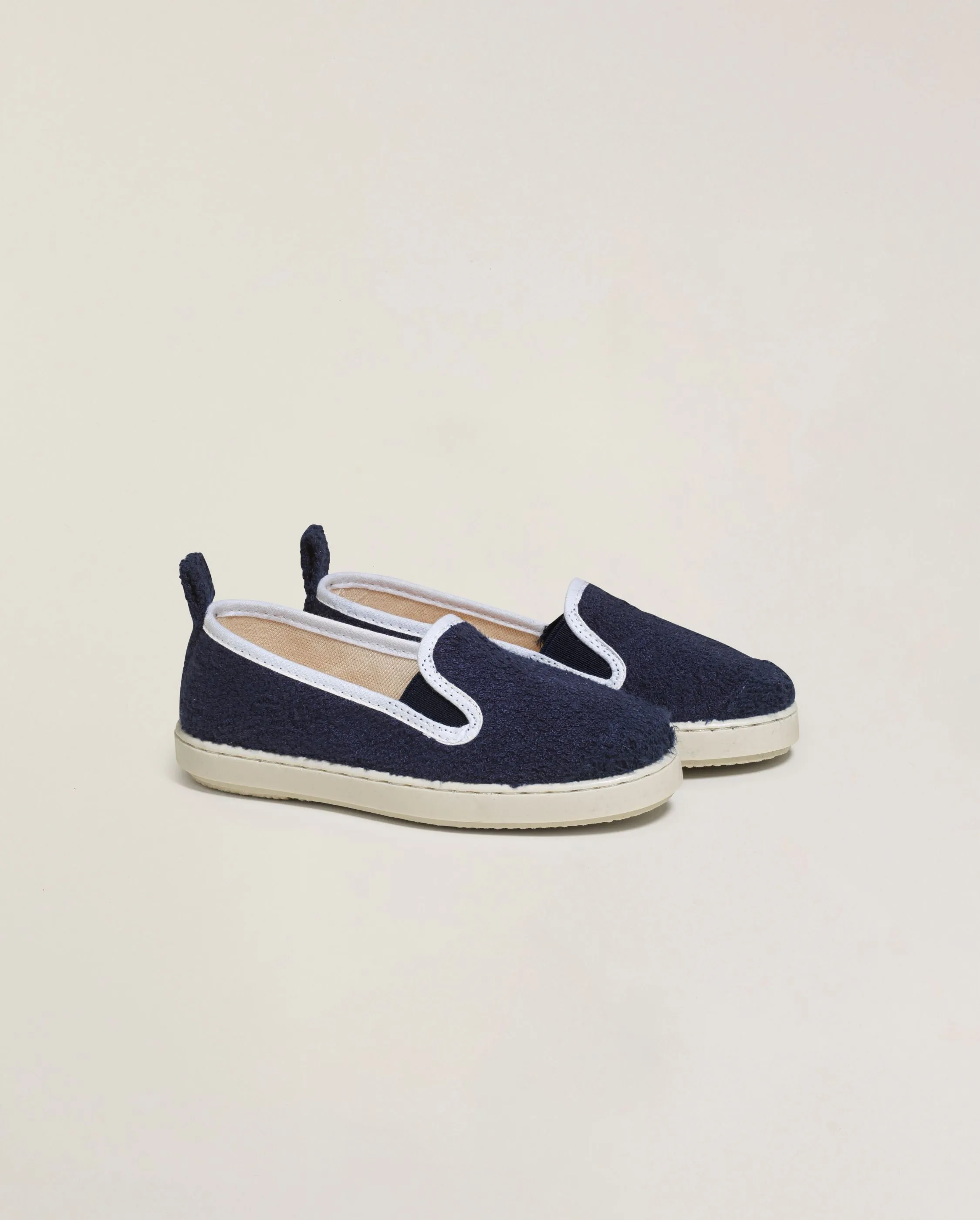 Espadrille enfant éponge, marine