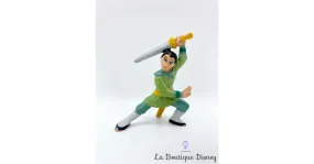 Figurine Mulan Disney Bullyland princesse chinoise guerrière verte 7 cm