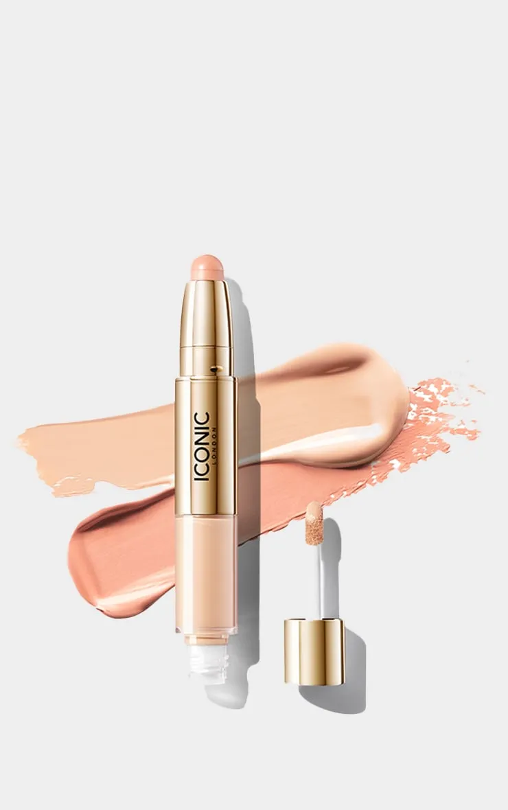 Iconic London Duo d'anti-cernes illuminateurs Neutral Fair