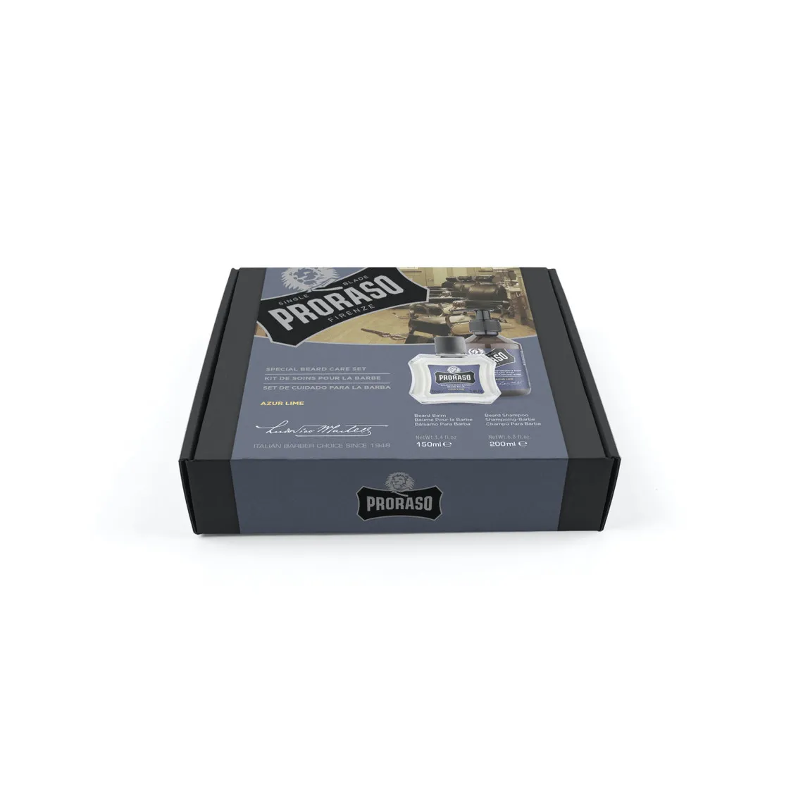 Pack Barbe Duo Baume + Shampooing Azur Lime | 3 Suisses