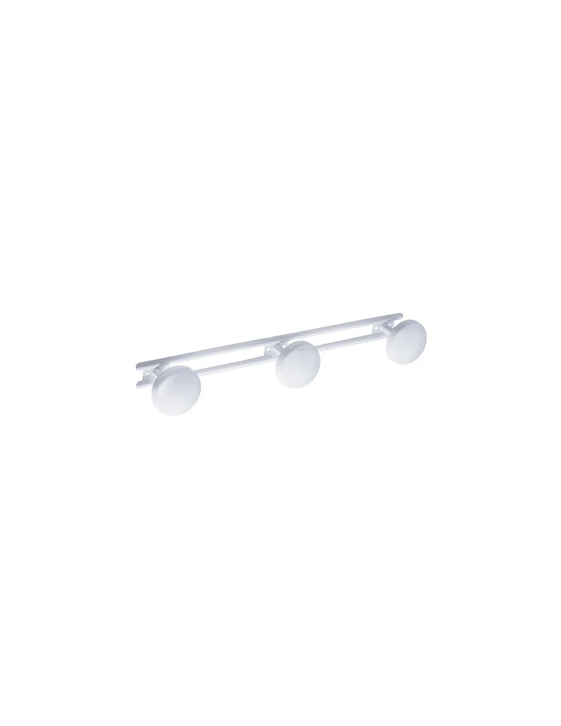 Patere 3 tetes epoxy blanc-Patere 3 tetes epoxy blanc