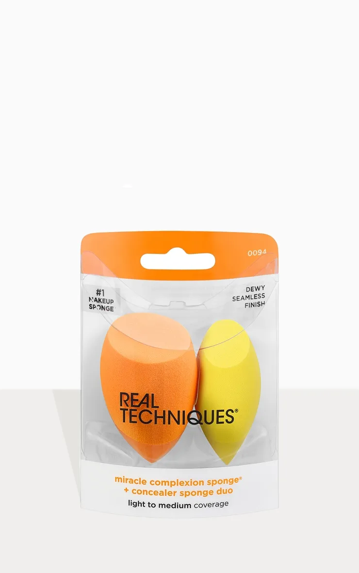 Real Techniques Éponge de maquillage Miracle Complexion & éponge pour anti-cernes