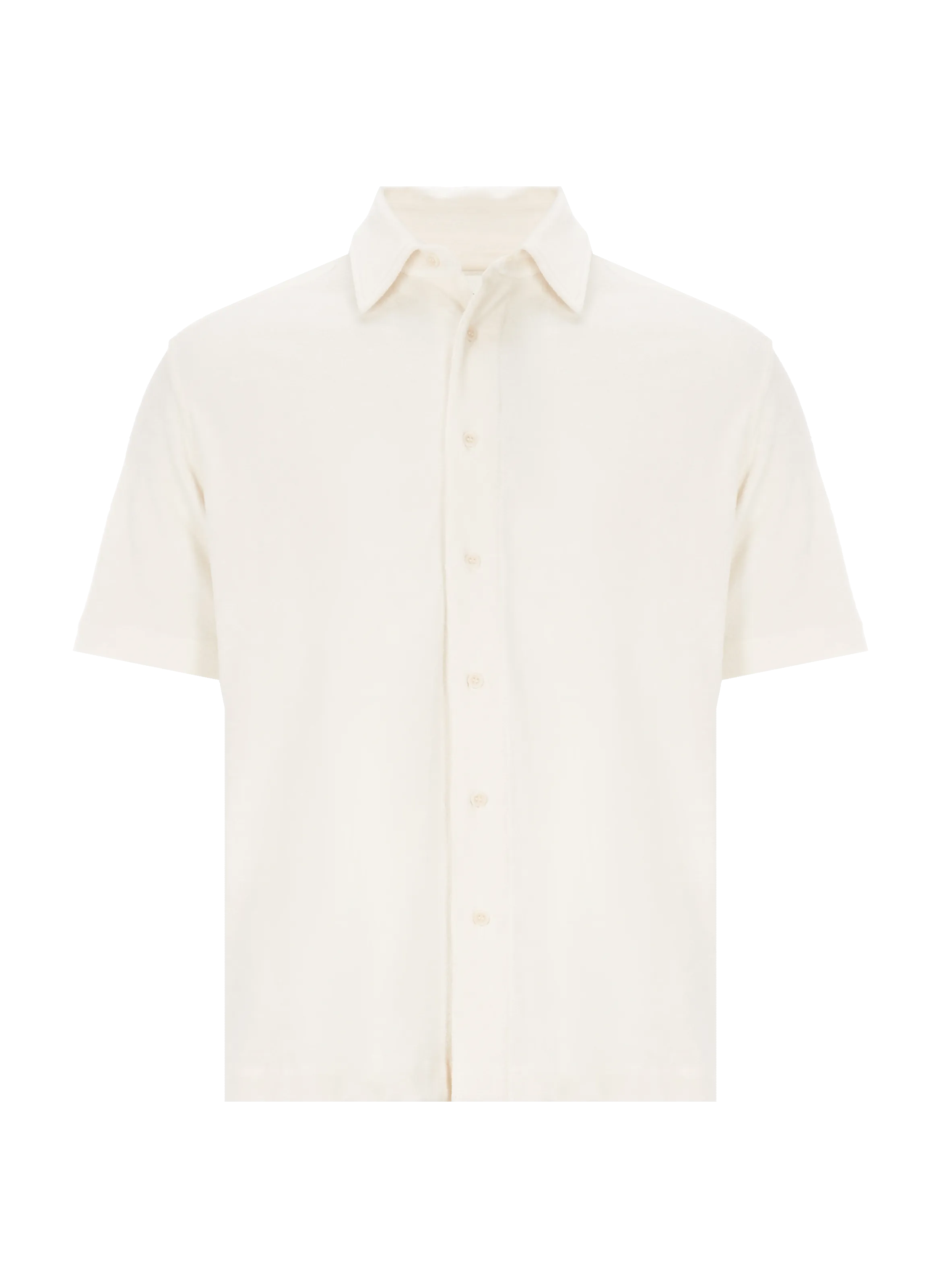 SAISON 1865  Chemise en coton éponge  - Beige