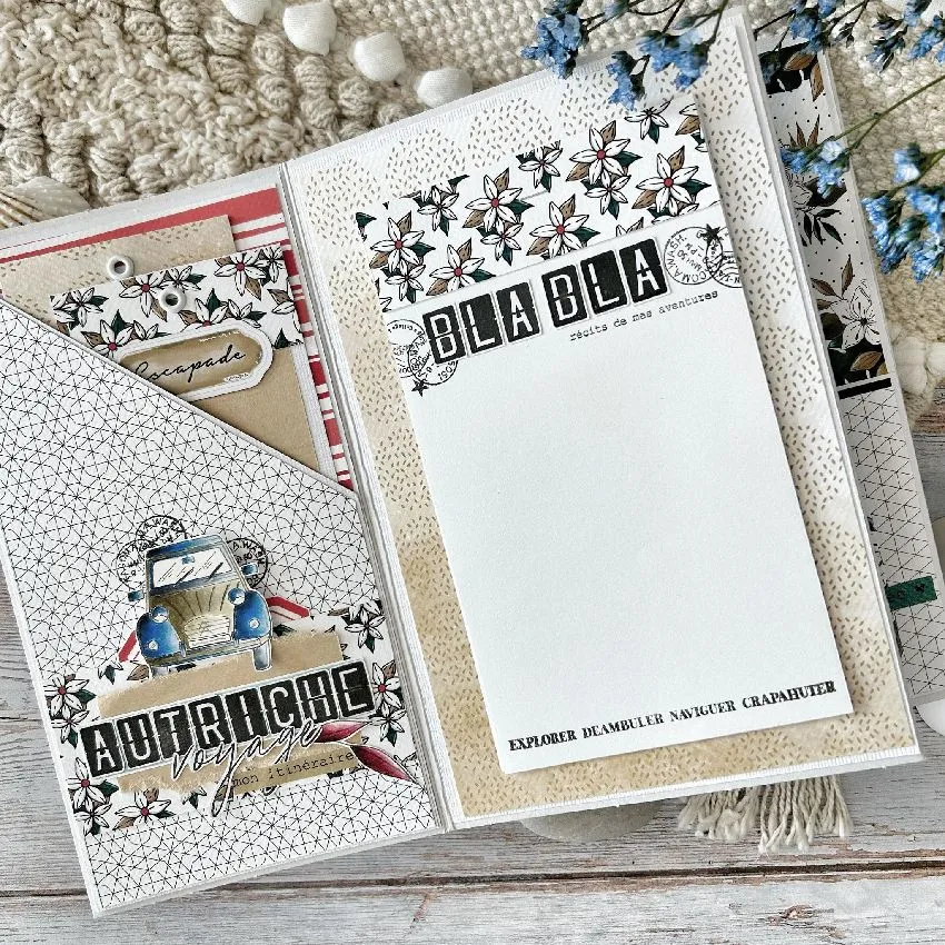 Tampon Clear Chou & Flowers Globe Trotter - Alphabet Globe Trotter -