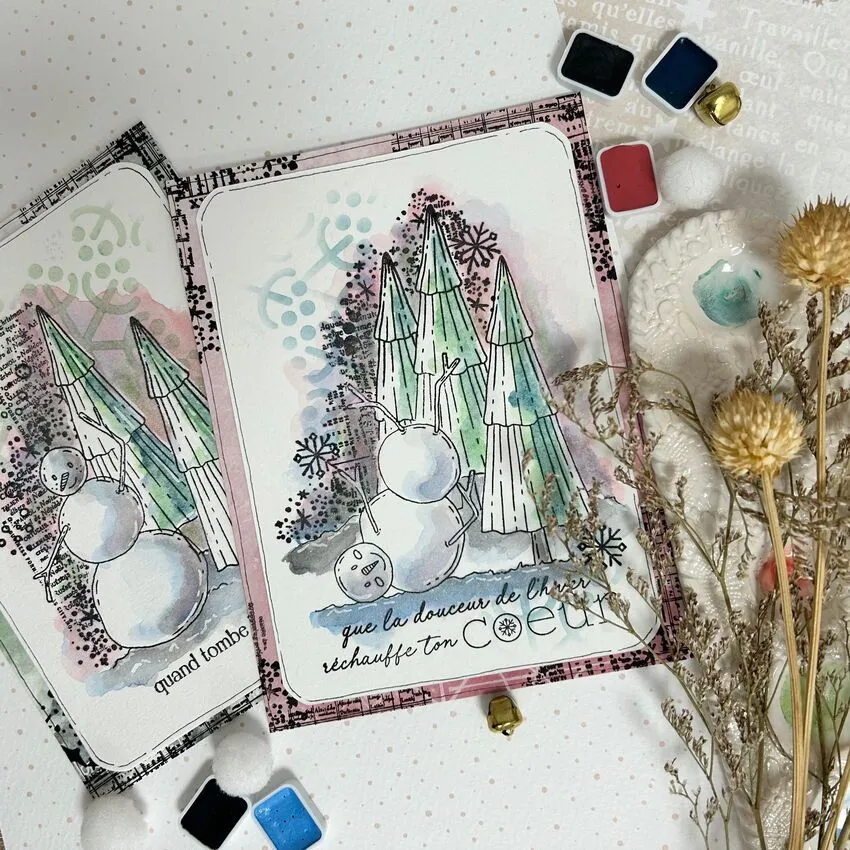 Tampon Clear Chou & Flowers Reve Nordique - Reve Blanc