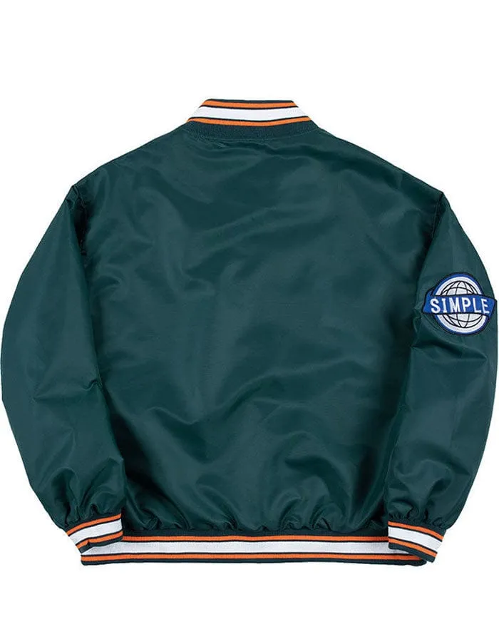 Veste Baseball Verte